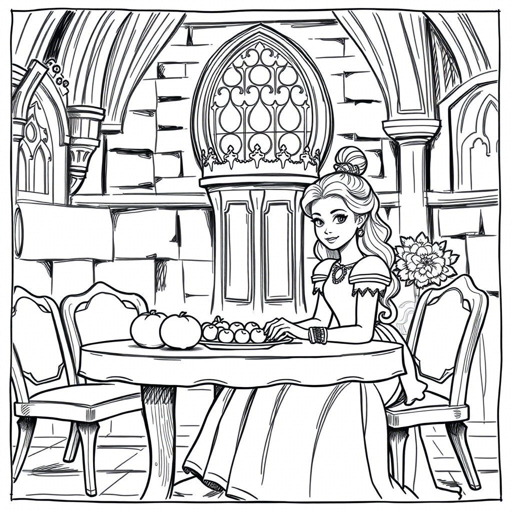 Dessin de princesse