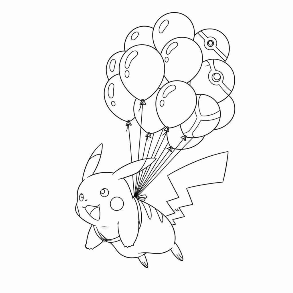 Croquis de Pokémon à imprimer gratuit
