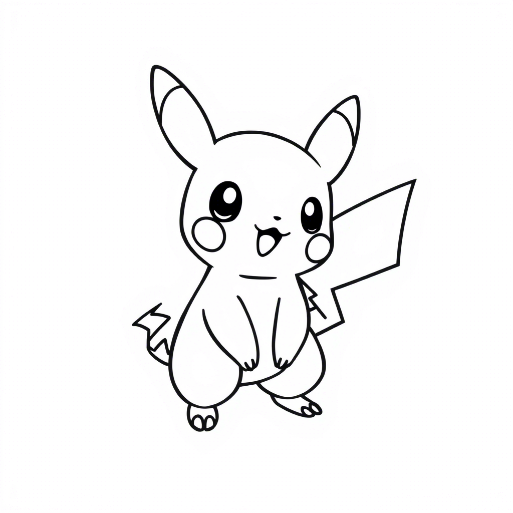 Imprimer coloriage mignon pokemon gratuit