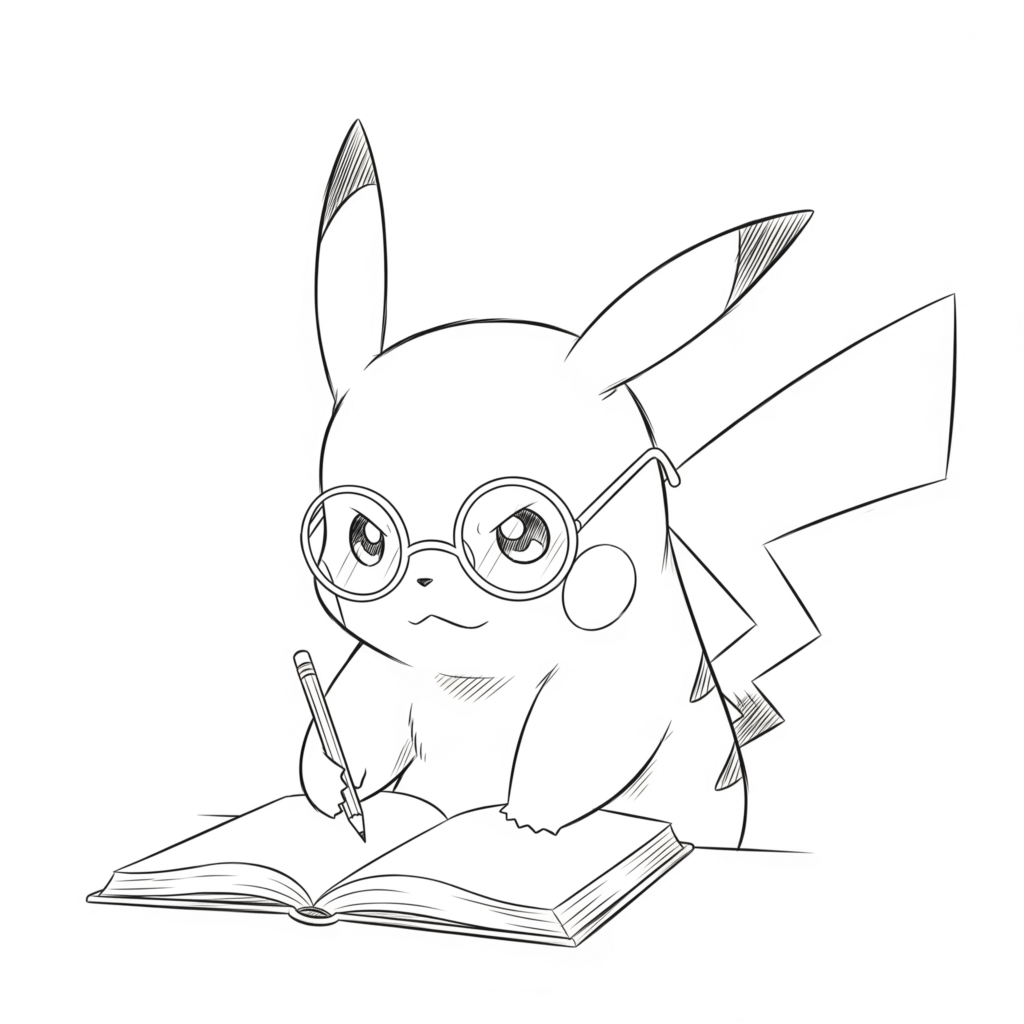 Coloriage Pikachu gratuit
