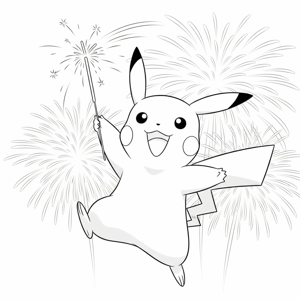 Pikachu coloriage gratuitement