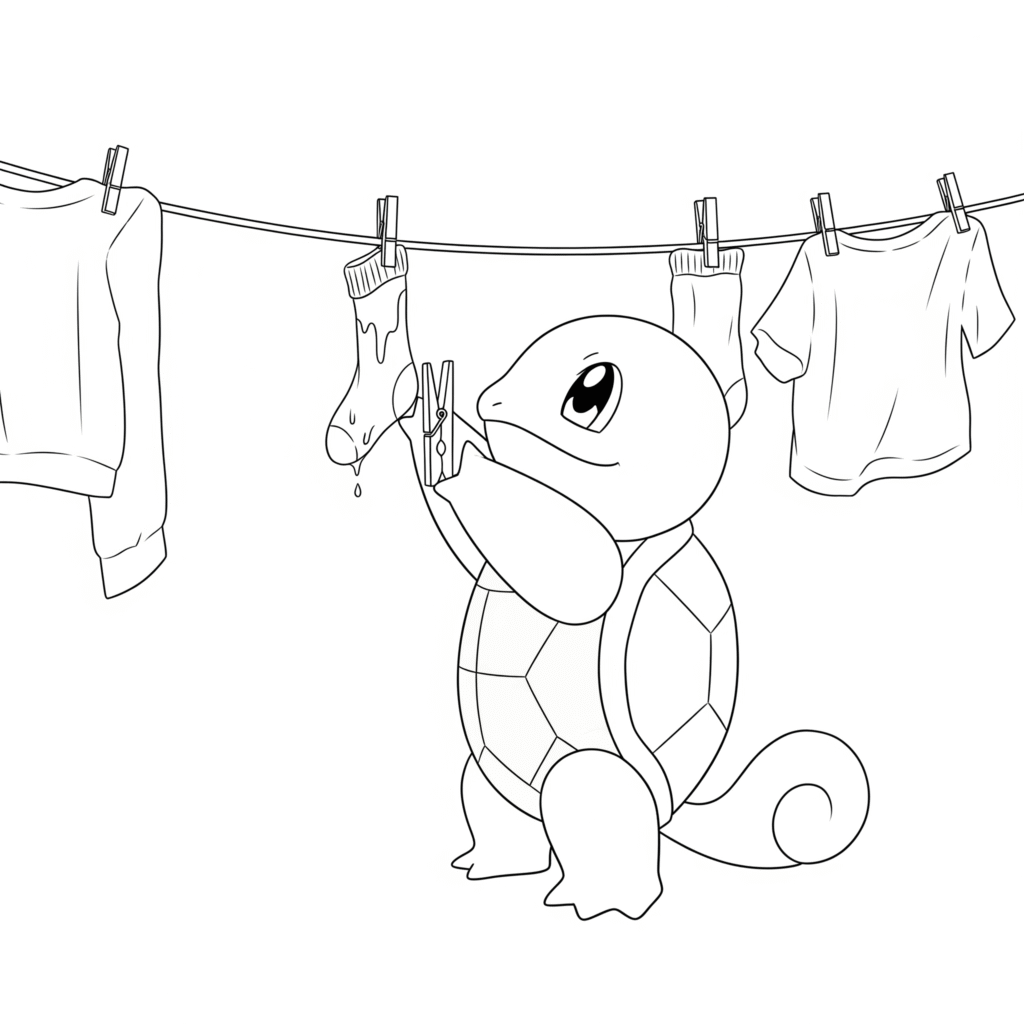 Imprimer dessin mignon carapuce gratuit