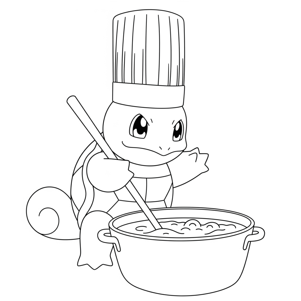 Coloriage carapuce a imprimer telecharger