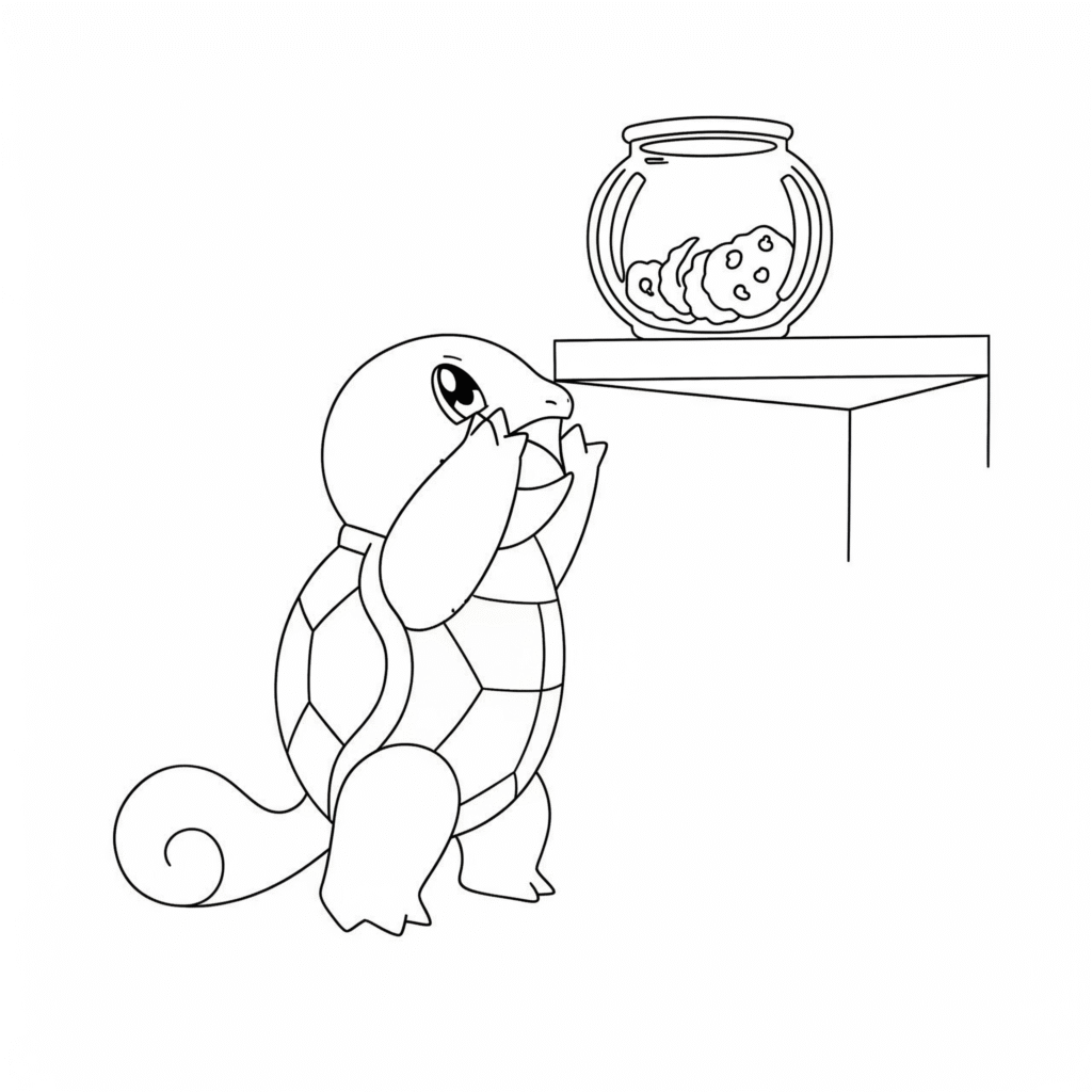 Imprimer dessin carapuce telecharger