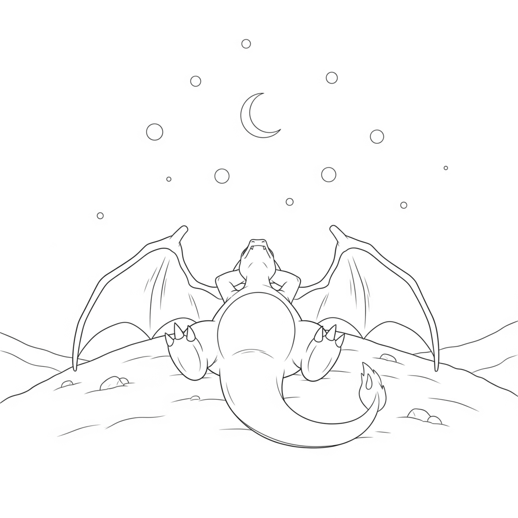 Dessin dracaufeu a imprimer telecharger