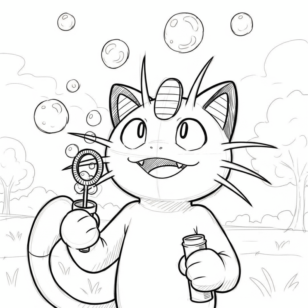 Coloriage a imprimer mignon miaouss gratuit