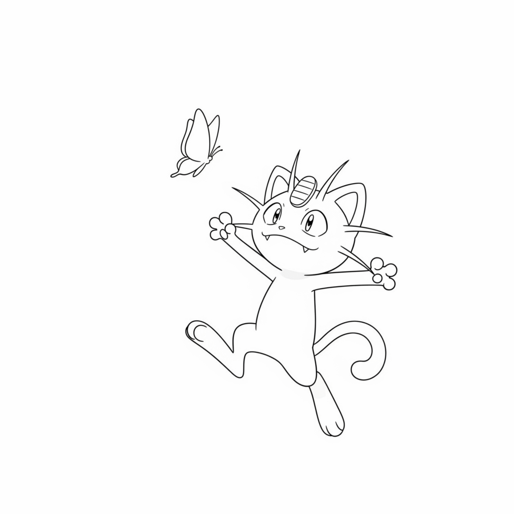 Miaouss mignon a colorier et a imprimer gratuit